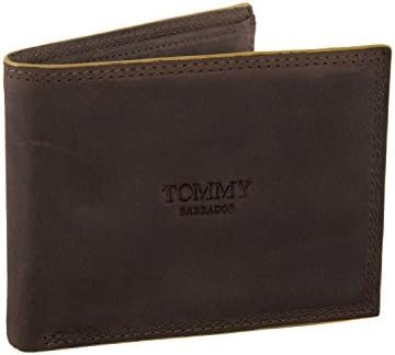 Wallet man TOMMY BARBADOS moro in leather with flap creditcard holder VA483