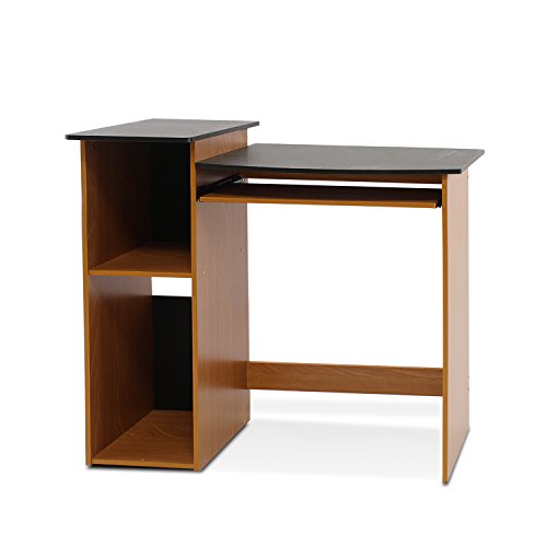 Furinno 99914R1LC/BK Econ Multipurpose Computer Writing Desk, Light Cherry/Black