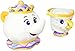 Disney Mrs. Potts 9 and Chip 5 Lg. Plush Set Beauty and the Beast