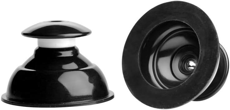 Plungers Extreme Suction Nipple Suckers, Black