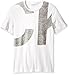 Calvin Klein Jeans Men's Short Sleeve Textured Ck Logo Crew Neck T-Shirt