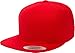 6089M Classic Snapback Pro-Style Wool Cap by Flexfit - One Size (Red)