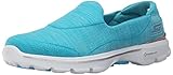 Skechers Performance Women's Go Walk 3 Super Sock 3 Walking Shoe, Turquoise, 7.5 M US