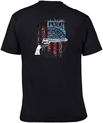 Bikers Pride My Gun Permit Shirt 2018 (Small)