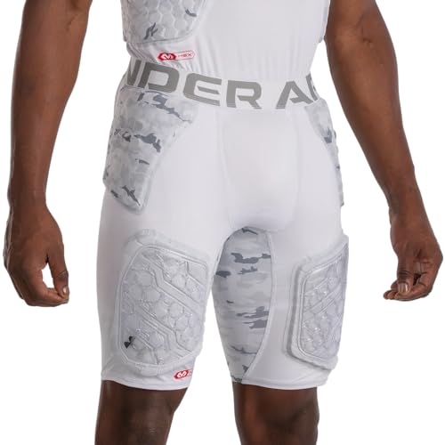 Under Armour Unisexs Gameday Pro Football Pant, White Camo, S