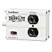Tripp Lite IBAR2-6D Isobar 2 Outlet Surge Protector Power Strip, 6ft Cord, Right-Angle Plug, Metal, Lifetime Limited Warranty & Dollar 25,000 Insurance