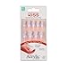 KISS Salon Acrylic French Nail Manicure Kit, Real Short, Alter Ego, 28 Nails