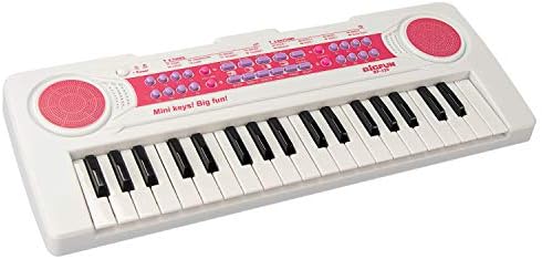 aPerfectLife 37 Keys Piano Keyboard for Kids Multifunction Portable Piano Electronic Keyboard Music Instrument for Kids Early Learning Educational Toy (White)