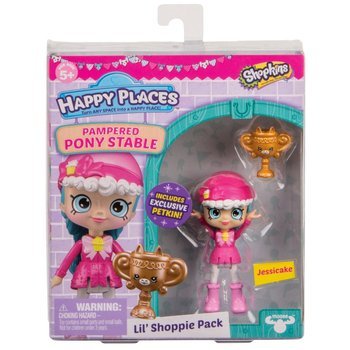 Jessicake Pampered Pony Stable Shopkins Happy Places Doll 3"