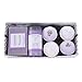 Bath / Spa Gift Set |Natural Handmade Lavender Soap Bar, Lavender Scented Dead Sea Bath Salt, 4 Fizzy Bath Bombs (2 Each, Lavender and Coconut Milk & Lavender)|Gift Boxed | Made in USA by Tatum & Shea