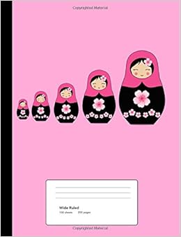 Composition Notebook Russian Matryoshka Nesting Doll - 