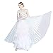Dance Fairy Belly Dance White Colorful Yarn Iridescent Isis Wings