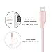 iPhone Charger Cable, LUXEAR 3 Pack 3ft iPhone Lightning Cable Cords iPhone Charger Pink for iPhone X 8 8 Plus 7 7 Plus 6s 6s Plus 5s 5 SE iPad air 2 mini (Romantic Pink)