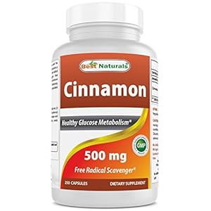 Best Naturals Cinnamon 500 mg 250 Capsules