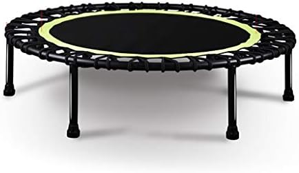 上品 室内用トランポリン ラウンドフィットネストランポリン40インチ国内アダルトチルドレントランポリン弾性ロープトランポリンサイレントバウンスベッド Color 40inch Green Size