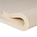 Organic 100% Natural Latex Mattress Topper - Soft - 2 Inch - Queen Size - Organic Cover Included.