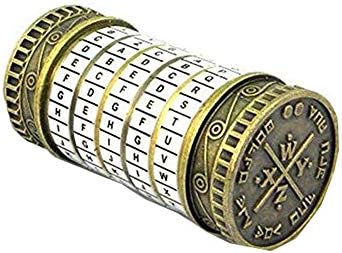 Da Vinci Code Mini Cryptex Retro Alphabet Lock Box Valentine's Day Interesting Creative Romantic Birthday Gifts for Her-Woodenbox