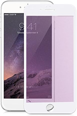 HandStar Blue Light Filtering and Anti-Fingerprint Matte Tempered Glass Screen Protector for iPhone 6/6s (4.7" White)