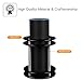 Fintie Acrylic Stand Guard for Amazon Echo Plus / Echo (1st Generation) - Enhanced Strength and Stability Station Holder, Jet Black