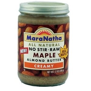 ALMOND BUTTER; MAPLE, RAW, NO-STIR