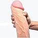 16.14 Inch Huge 3 Inch Thick Oversize Realistic Dildo, Female Masturbation Massive Adult Toy for Women Couple(Skin)