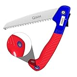 QiMH Folding Hand Saw All Purpose, Camping/Pruning Saw with Rugged 7