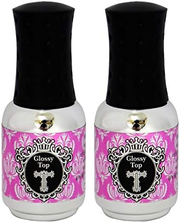 Nailrecipe ネイルレシピ ジェルネイル ジェル トップコート ノンワイプトップジェル 2本 セット ふき取り無しで鏡面ウルつや仕上げ トップ 2個