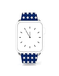 Correa para Iwatch 38 mm., Apple Watch correa de piel genuino reemplazo de piel diseño de bandera de 38 mm., N 40