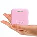 SINOELE Portable Mini Power Bank 10000mAh External Battery Pack Dual USB Chargers Universal for iPhone,iPad,Samsung,Huawei and More (Pink)