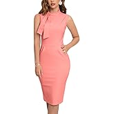 MUXXN Women's Audrey Hepburn Style Cute Little Black Dresses High Waist Bodycon Homecoming Dress