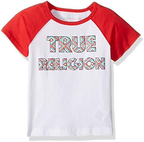 red and white true religion shirt