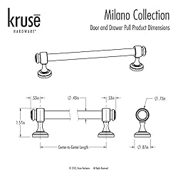 Kruse Hardware 30921 - (Single) Milano Door and