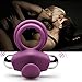 Alona Silicone Vibrating Cock Ring, Rechargeable Luxury Penis Ring Vibrator, Powerful Sex Toy for Male or Couples, Super-stretchy & Waterproof