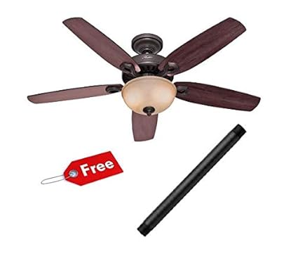 52 Builder Deluxe Whisper Ceiling Fan Bronze With Freebies