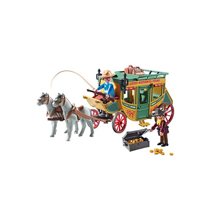 PLAYMOBIL- Diligencia Juguete, Multicolor (geobra Brandstätter 70013) - Imagen 3