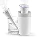 INNOKA Ultrasonic Portable Cool Mist Mini Humidifier 280ml [Auto Shut-Off & Whisper Quiet] w/LED Light Indicator, USB Powered Desk Vaporizer for Home Bedroom Office Travel Hotel Car Kids Baby, White