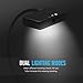 MoKo Flexible Neck LED Clip-On Reading Light Lamp, for Amazon Kindle 1/2 / 3/4 / 5, Kindle 7th Gen / 8th Gen, Kindle Touch, Kindle DX/DXG, 6