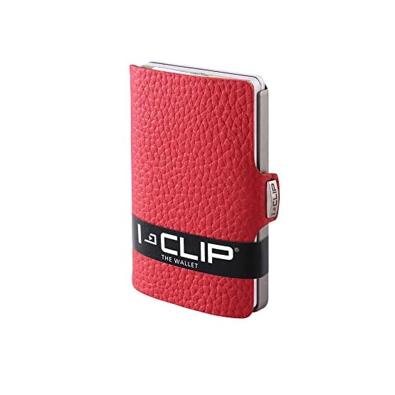 I-CLIP Original Silver Pure Red, Cartera, Billetera, Monedero