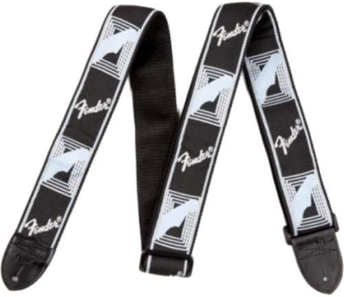Fender correa con Monograma Black/Light Grey/Blue: Amazon.es ...