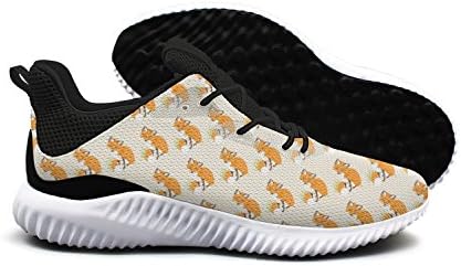 IGDLA The Fox On The Grass Casual Women Shock Absorbing Cross-Country Running Shoes
