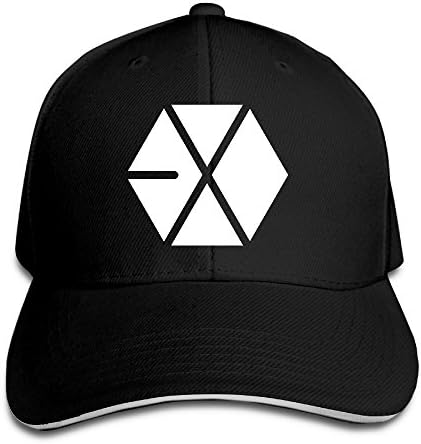 NUBIA Kpop EXO Logo Baseball Hat Snapback Hat Black