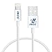 iXCC Element Series 1ft Apple MFi Certified Lightning 8pin to USB Charge and Sync Cable for iPhone SE/5/6/6s/7/Plus/iPad Mini/Air/Pro - White