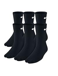 Nike BOYS - Calcetines 6 Par Negro