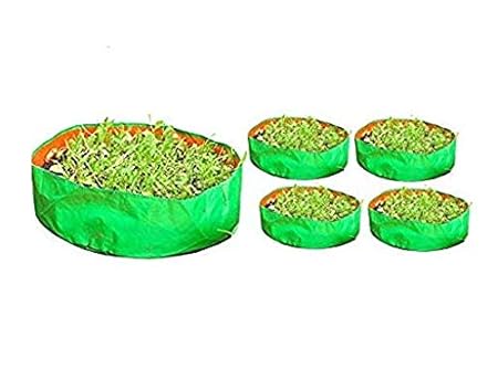 COIR GARDEN Green Grow Bags for Terrace Gardening for Spinach, Green Leaves 18