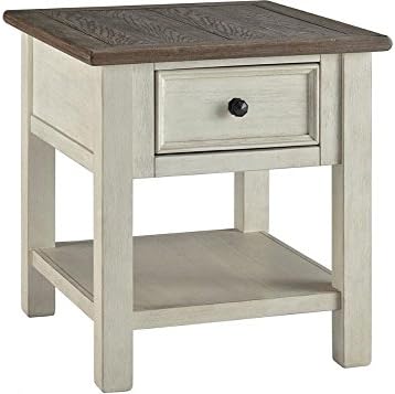 THE ROOMPLACE Arcadia End Table In Cream