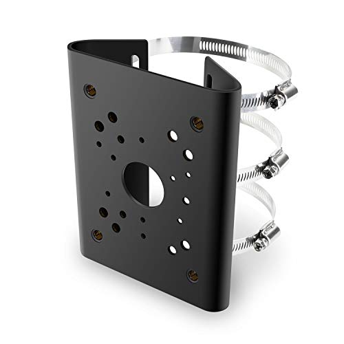 Amcrest AMCPFA150-B Pole Mount Bracket, Compatible w/AMCPFA134, AMCPFA136, AMCPFA13A, AMCPFA120, IP2M-850E, IP2M-853EW, IP2M-858W.
