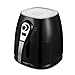 1400W Air Fryer, Healthy Smokeless Low-Fat Non-stick Multi-Cooker Oilless Cooker, 4L 3.8QT Capacity with Timer and Temperature Control and Detachable Basket Handles (Black)