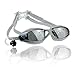 [Premium] BEST VALUE Mirrored Anti Fog Swimming Goggles for Adult Men, Women and Ladies with UV Protection, Free Nose Plug - Comfortable Reflective Tinted Lens Leakproof Swim Glasses - Lifetime Warranty! (Silver)