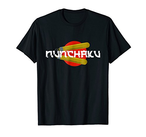 Nunchaku Nunchucks Ninja Ninjutsu Martial Arts Training Gift T-Shirt