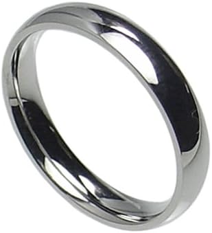 5mm Stainless Steel Comfort Fit Plain Wedding Band Ring Size 5-13 (8)